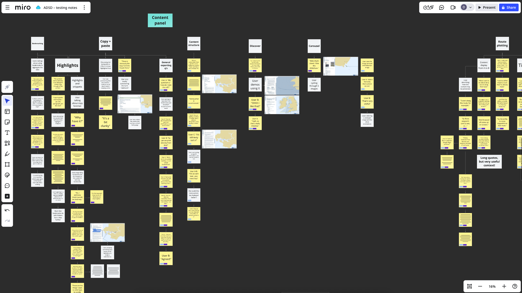 Image of how the new Sailing Directions digital product looked when I joined the project